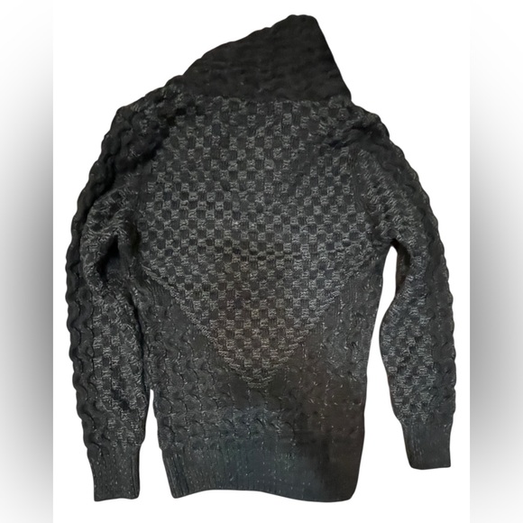 Leif Nelson Slim Fit Cable Knit Pullover Turtle Neck Sweater Mens Sz Small - Picture 2 of 12